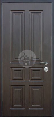 металлическая элитная дверь, отделка филенчатым мдф - внутренняя часть двери ДВ-574